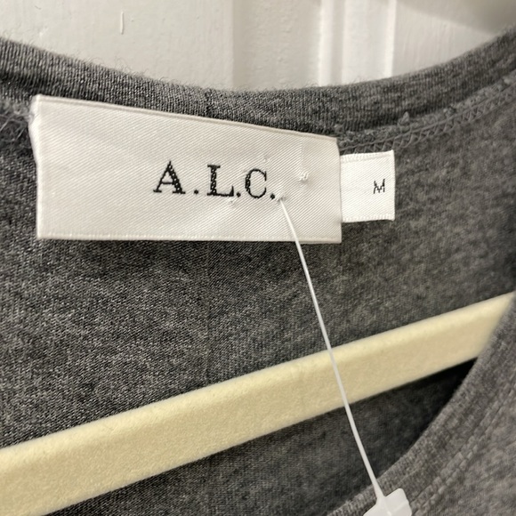 ALC high-low gray dress - Picture 2 of 4